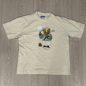 Beige Chinatown Market Golf Bear Graphic T-Shirt